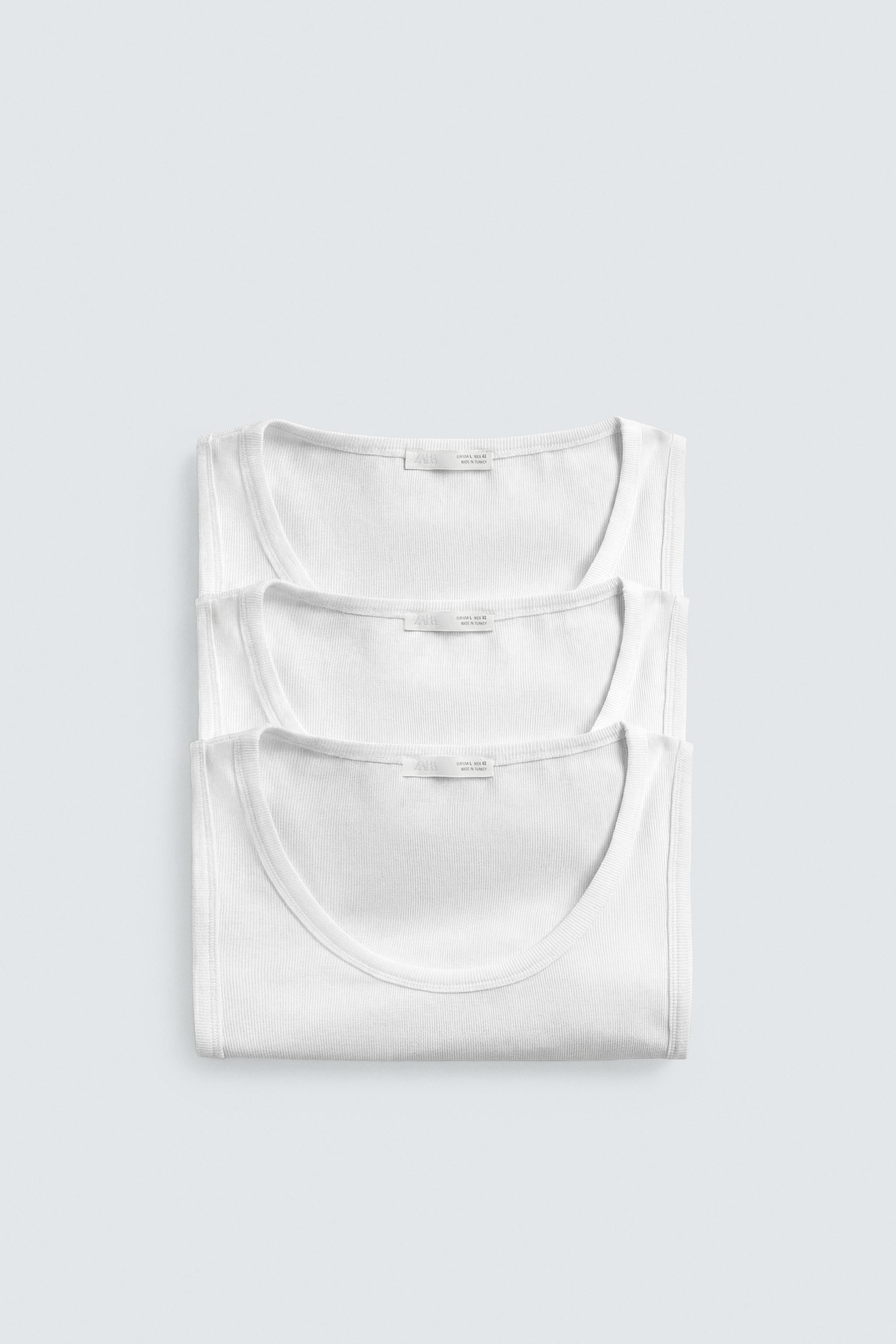 LOT DE 3 DÉBARDEURS SLIM BASIQUES